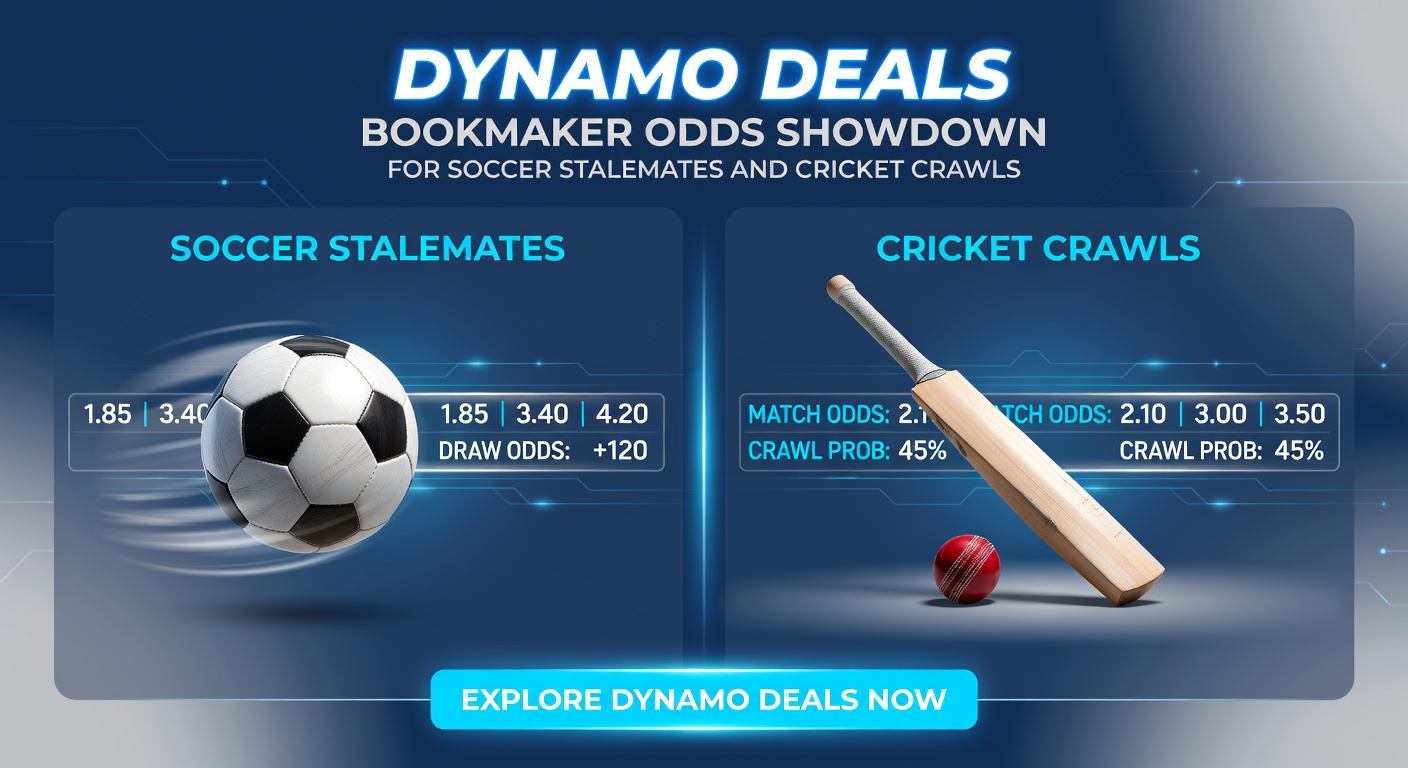 Graph showing odds fluctuations for a soccer draw and cricket match draw across multiple bookmakers, with highlight bars on best value