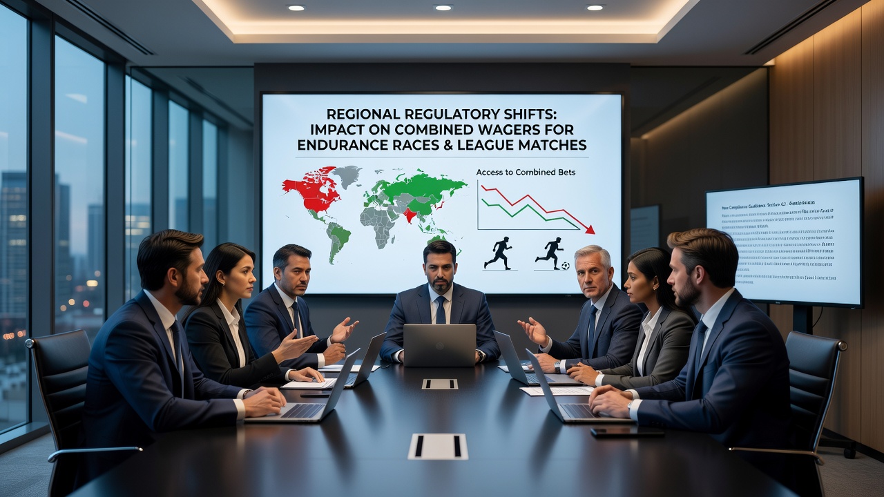 Global map highlighting regions with updated betting regulations for combined wagers